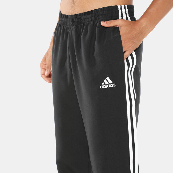 adidas Men's AEROREADY Essentials 3-Stripes Tracksuit Set Black adidas Men's AEROREADY Essentials 3-Stripes Tracksuit Set Black image number 4