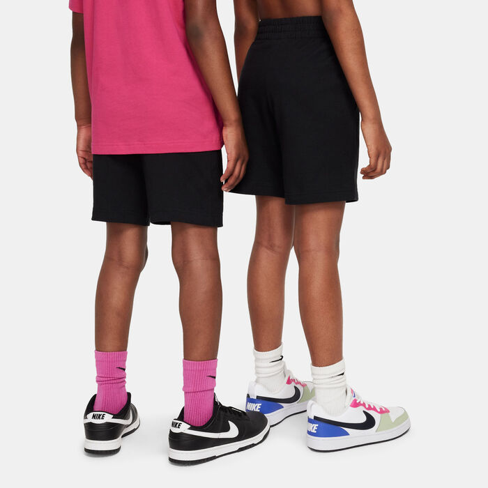 Nike Kids' Sportswear Club Knit Shorts (Older Kids) Black Nike Kids' Sportswear Club Knit Shorts (Older Kids) Black image number 1
