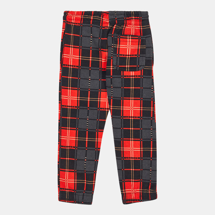 Jordan Kids' Essentials Plaid Sweatpants Black Jordan Kids' Essentials Plaid Sweatpants Black image number 1
