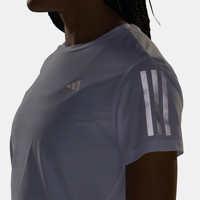 adidas Women's Own The Run T-Shirt White adidas Women's Own The Run T-Shirt White image number 4