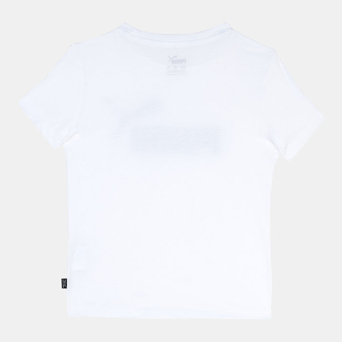 PUMA Kids' Essentials+ Logo T-Shirt White PUMA Kids' Essentials+ Logo T-Shirt White image number 1