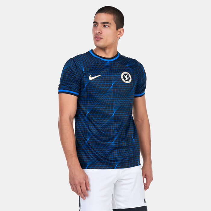 Nike Men's Chelsea 23/24 Away Replica Football Jersey Blue Nike Men's Chelsea 23/24 Away Replica Football Jersey Blue image number 0