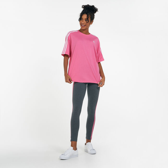 adidas Originals Women's Adicolor Classics Oversize T-Shirt Pink adidas Originals Women's Adicolor Classics Oversize T-Shirt Pink image number 2
