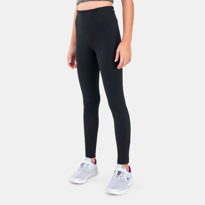 Nike Kids' Yoga Dri-FIT Leggings Black Nike Kids' Yoga Dri-FIT Leggings Black image number 0