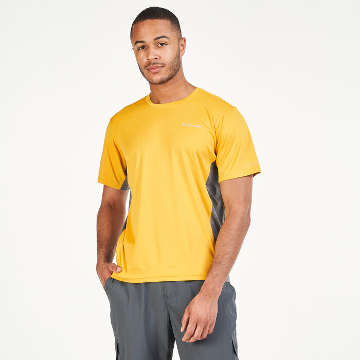 Columbia Men's Zero Ice Cirro-Cool™ T-Shirt yellow Columbia Men's Zero Ice Cirro-Cool™ T-Shirt yellow image number 0