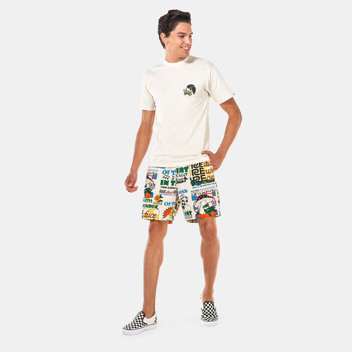 Vans Men's Eco Positivity Elastic 18-inch Shorts White image number 2