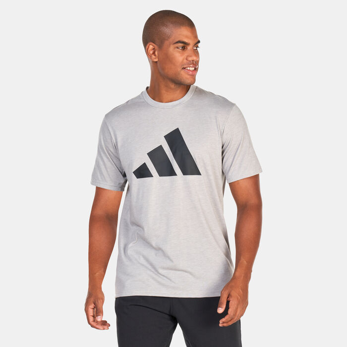 adidas Men's Train Essentials Feelready Logo Training T-Shirt Green adidas Men's Train Essentials Feelready Logo Training T-Shirt Green image number 0