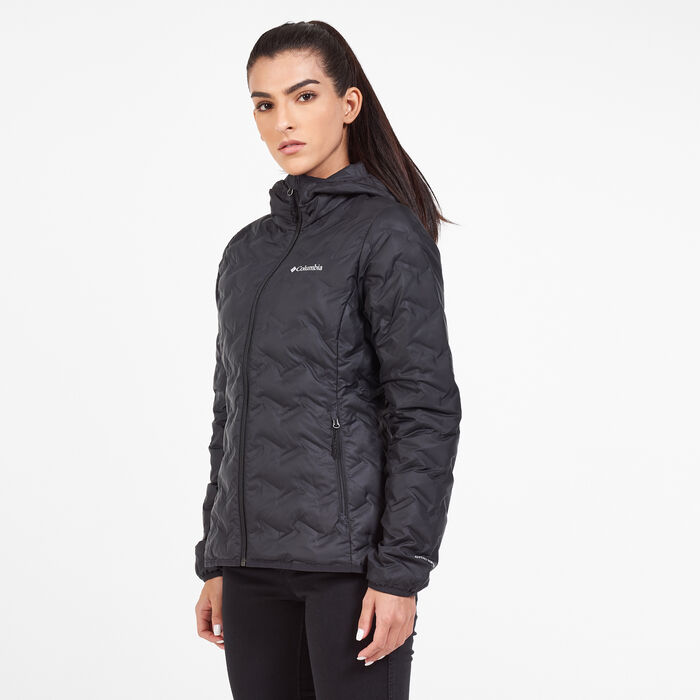 Columbia Women's Delta Ridge™ Down Hooded Jacket Black Columbia Women's Delta Ridge™ Down Hooded Jacket Black image number 0