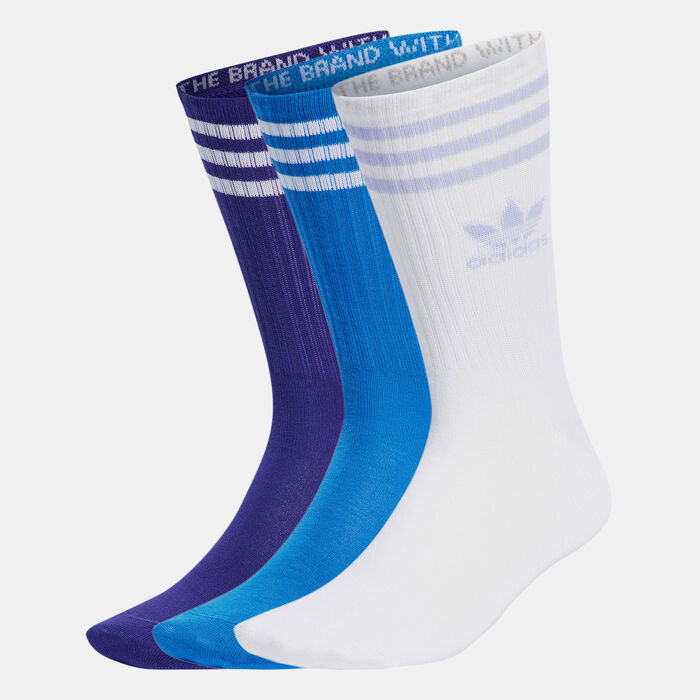 adidas Originals Men's Crew Socks (3 Pairs) Multi adidas Originals Men's Crew Socks (3 Pairs) Multi image number 0