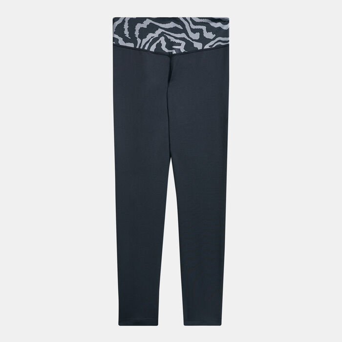 Nike Kids' One Allover Print Leggings (Older Kids) Black Nike Kids' One Allover Print Leggings (Older Kids) Black image number 1