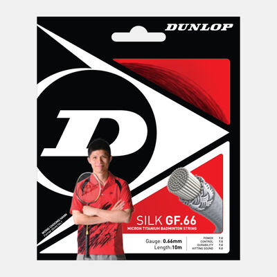 Dunlop STR Silk 3D .66 Badminton String Black Dunlop STR Silk 3D .66 Badminton String Black