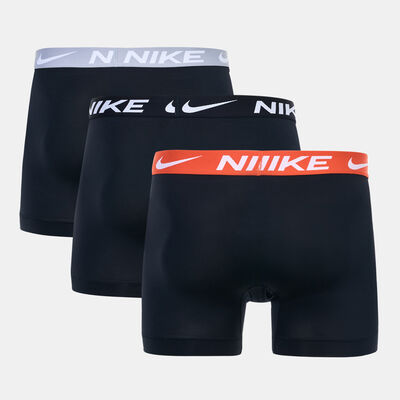 Nike Men's Dri-FIT Essential Micro Boxer Briefs (3 Pairs) Black Nike Men's Dri-FIT Essential Micro Boxer Briefs (3 Pairs) Black