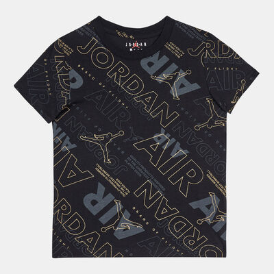 Jordan Kids' Golden Flight Printed T-Shirt (Younger Kids) Black