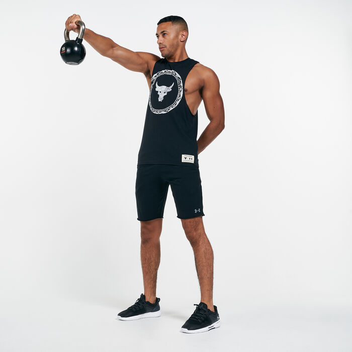 Under Armour Men's Project Rock Same Game Tank Top Black image number 2