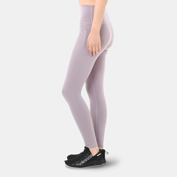 New Balance Women's NB Harmony Leggings White New Balance Women's NB Harmony Leggings White image number 4