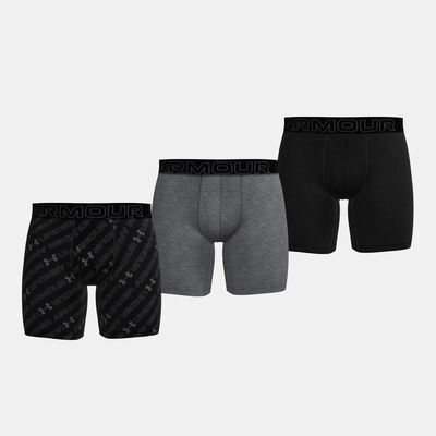 Under Armour Men's Performance Boxers (3 Pieces) Black