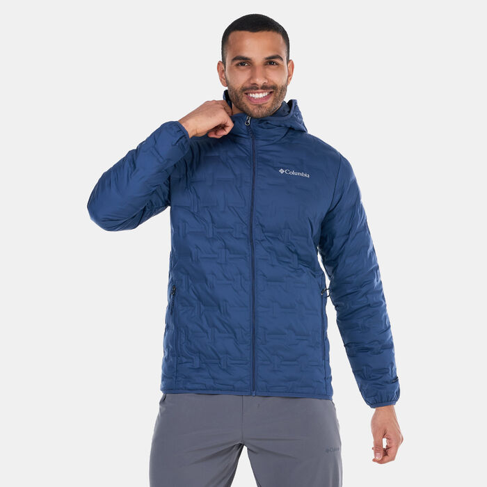 Columbia Men's Delta Ridge™ Down Hooded Jacket Blue Columbia Men's Delta Ridge™ Down Hooded Jacket Blue image number 1