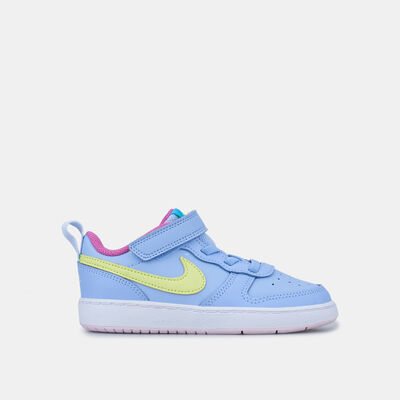 Nike Kids' Court Borough Low 2 Shoe (Baby and Toddler) Blue