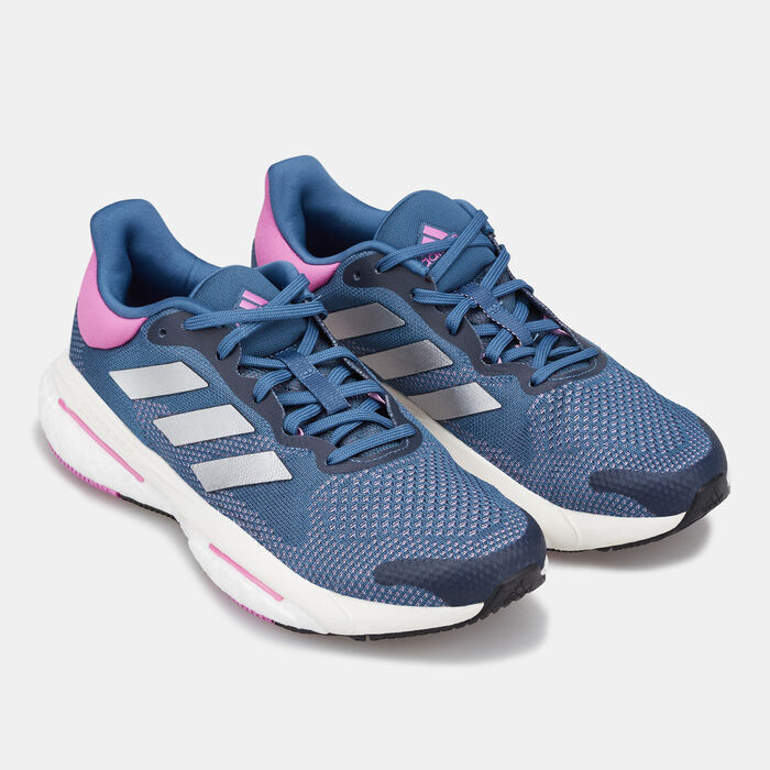 adidas Women's Solarglide 5 Running Shoe Blue image number 1