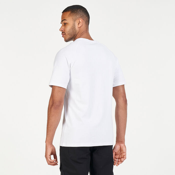 Timberland Men's YC Heavy Weight Stack Logo T-Shirt White image number 1