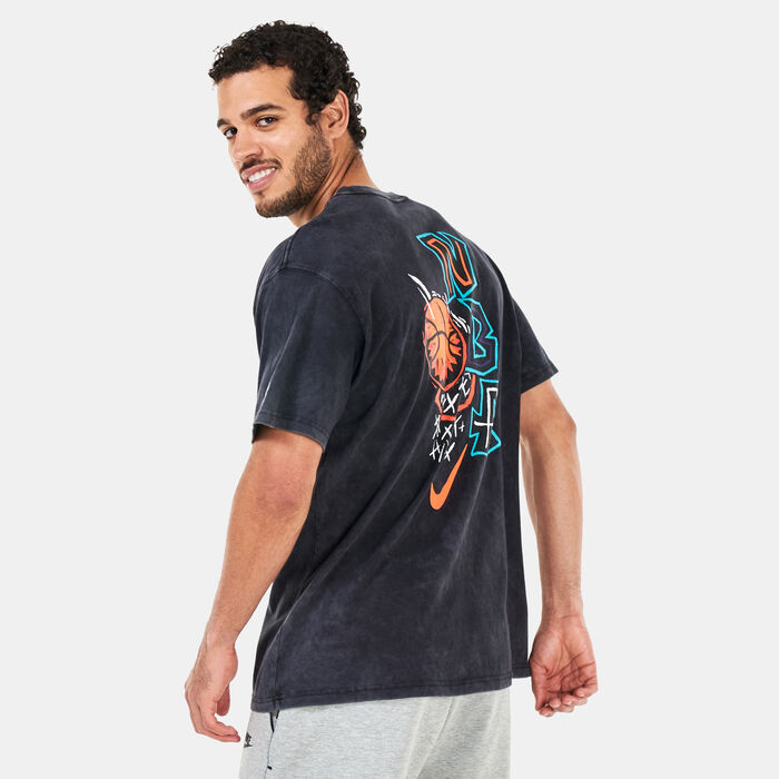 Nike Men's Team 31 Courtside Max90 NBA T-Shirt Black image number 1