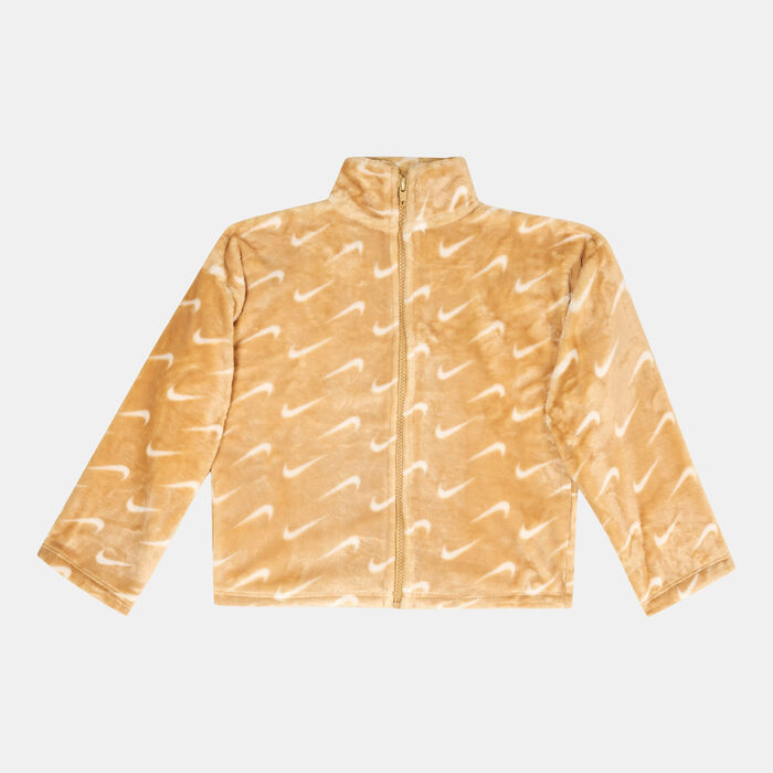 Nike Kids' Swoosh Essentials Full-Zip Jacket Brown Nike Kids' Swoosh Essentials Full-Zip Jacket Brown image number 0