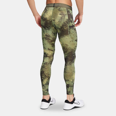 Nike Men's Pro Camo Dri-FIT Tights Green