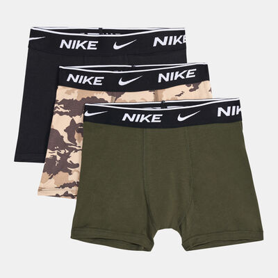 Nike Kids' Boxer Briefs (3 Pack) (Older Kids) Green Nike Kids' Boxer Briefs (3 Pack) (Older Kids) Green