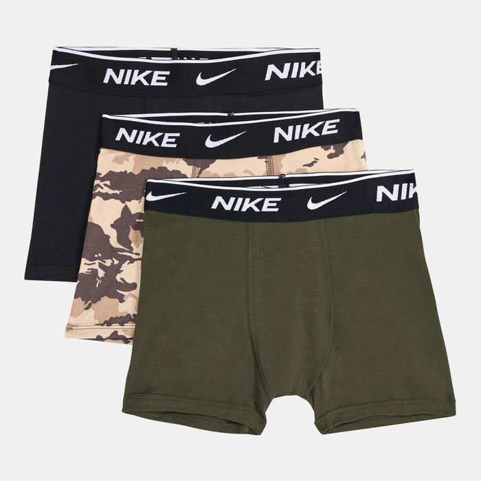 Nike Kids' Boxer Briefs (3 Pack) (Older Kids) Green Nike Kids' Boxer Briefs (3 Pack) (Older Kids) Green image number 0