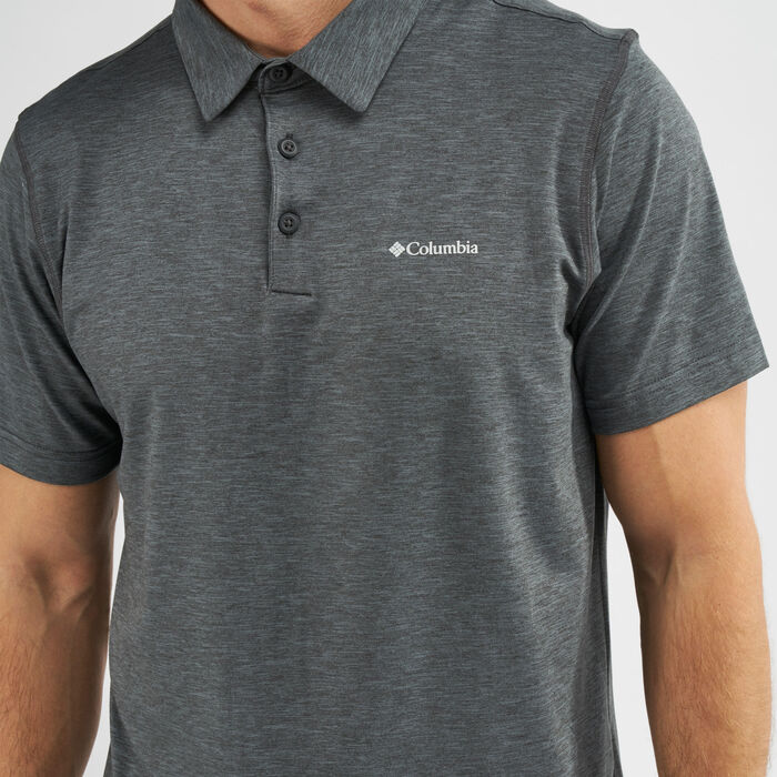 Columbia Men's Tech Trail™ Polo T-Shirt Black image number 3
