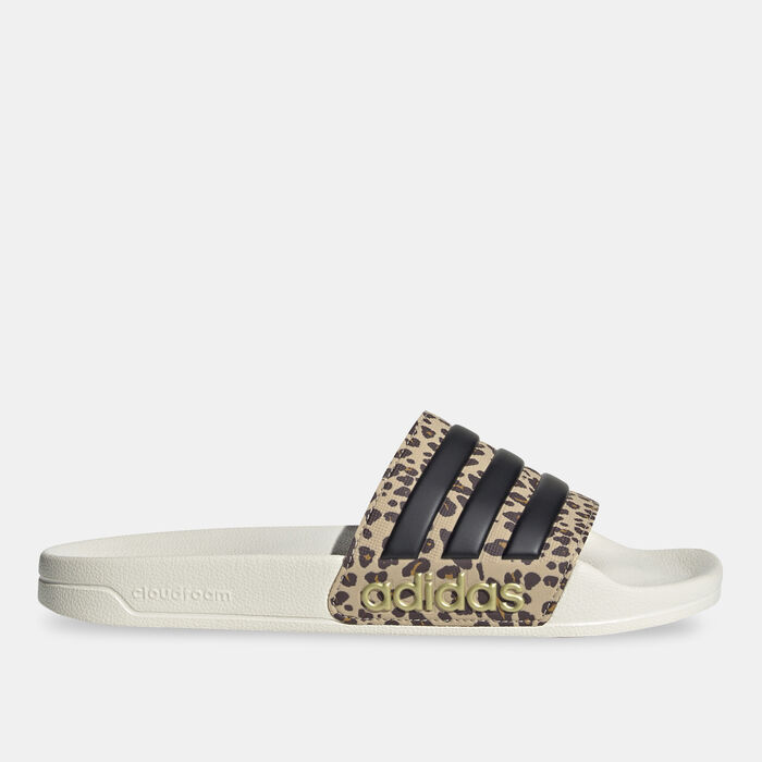adidas Men's Adilette Slides White adidas Men's Adilette Slides White image number 1