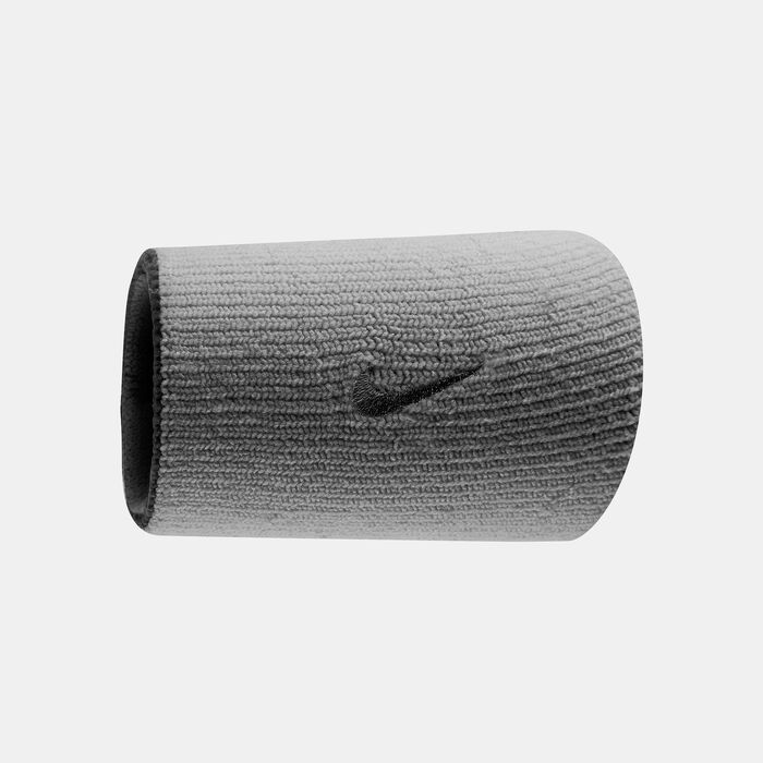 Nike Dri-FIT Home and Away Doublewide Wristbands Black Nike Dri-FIT Home and Away Doublewide Wristbands Black image number 1