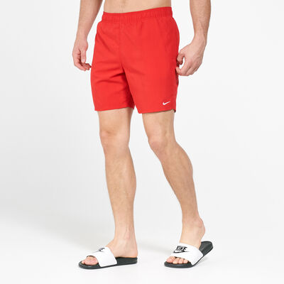 Nike Swim Men's 7-inch Volley Swimming Shorts Red
