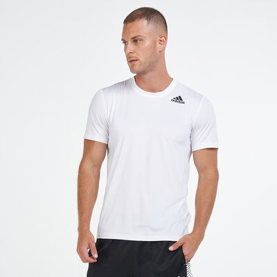 adidas Men's TechFit Fitted Long Sleeve T-Shirt White