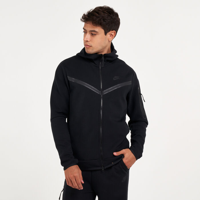 Nike Men's Sportswear Tech Full-Zip Hoodie Black image number 0