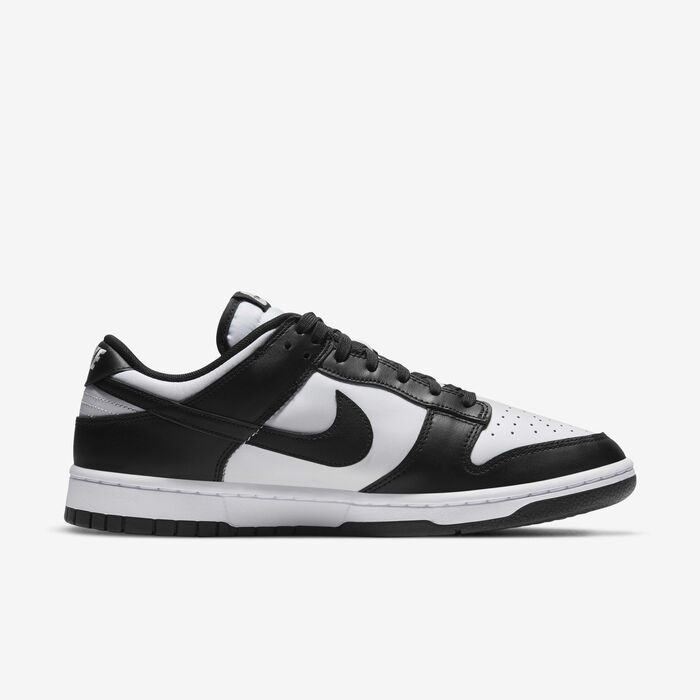Nike Men's Dunk Low Retro Shoes Black image number 3