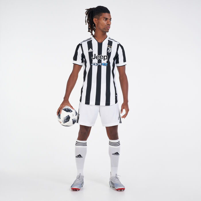 adidas Men's Juventus Home Shorts - 2021/22 White adidas Men's Juventus Home Shorts - 2021/22 White image number 2