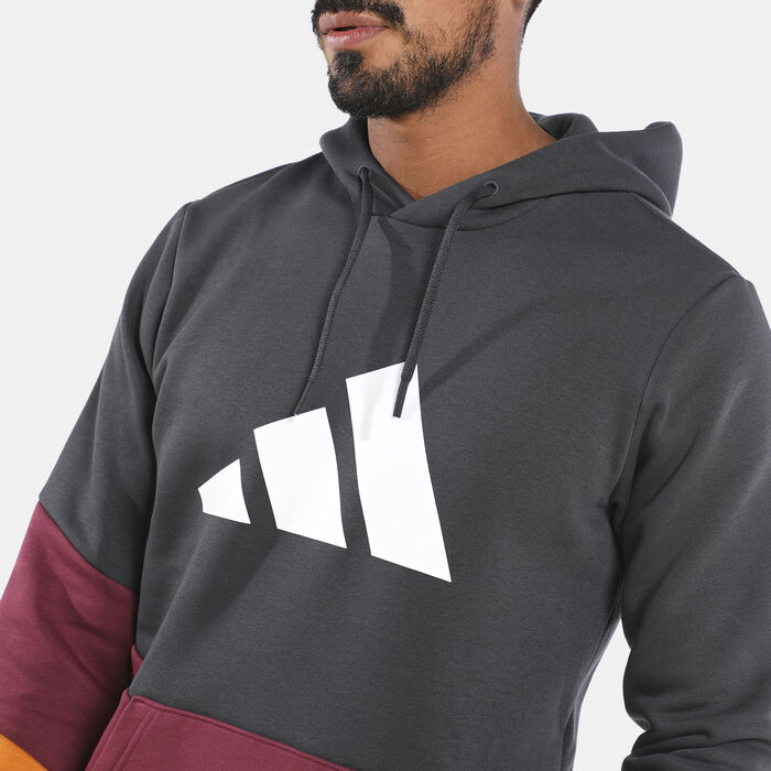 adidas Men’s Sportswear Colourblock Hoodie Black adidas Men’s Sportswear Colourblock Hoodie Black image number 3