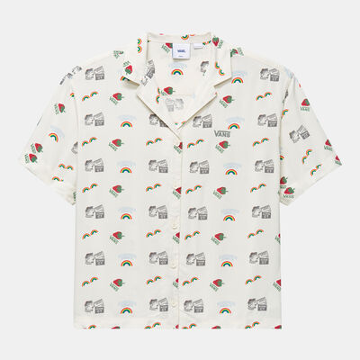 Vans Women's Anaheim Sidewall Shirt White