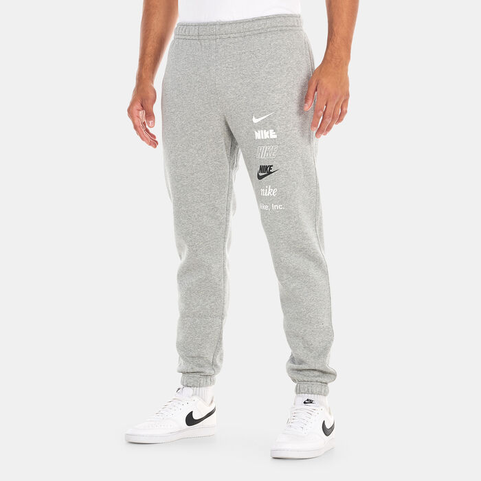 Nike Men's Club Fleece Joggers Grey Nike Men's Club Fleece Joggers Grey image number 0