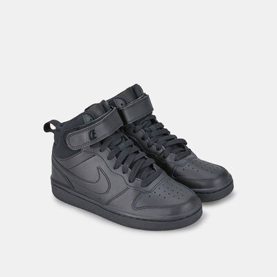 Nike Kids' Court Borough Mid 2 Shoes Black