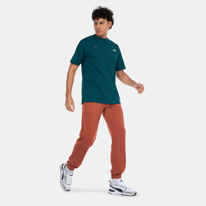 PUMA Men's 75 Logo Celebration T-Shirt Green PUMA Men's 75 Logo Celebration T-Shirt Green image number 2