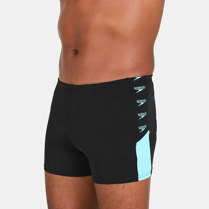 Speedo Men's Boom Logo Splice Swimming Shorts Black image number 2