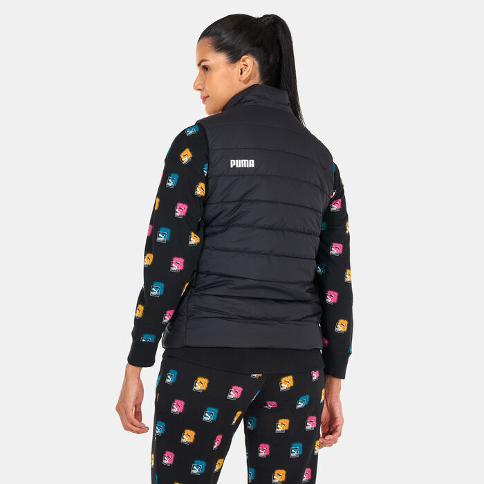 PUMA Women's ESS Padded Vest Black PUMA Women's ESS Padded Vest Black image number 1