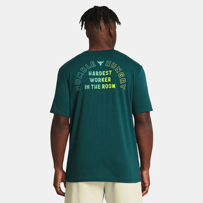 Under Armour Men's Project Rock Graphic T-Shirt Green Under Armour Men's Project Rock Graphic T-Shirt Green