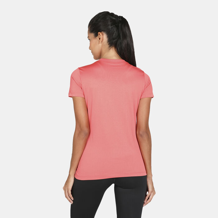 Nike Women's Dri-FIT Legend T-Shirt Orange Nike Women's Dri-FIT Legend T-Shirt Orange image number 1