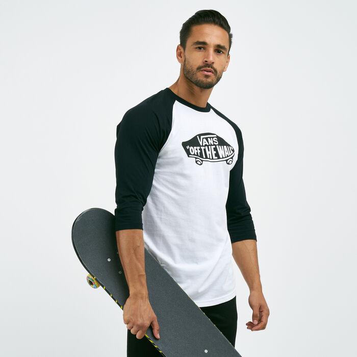 Vans Off The Wall Raglan T-Shirt White image number 0
