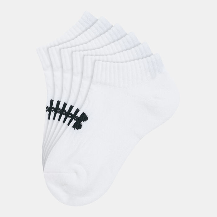Under Armour Kids' UA Core NS Socks (3 pack) White Under Armour Kids' UA Core NS Socks (3 pack) White image number 0