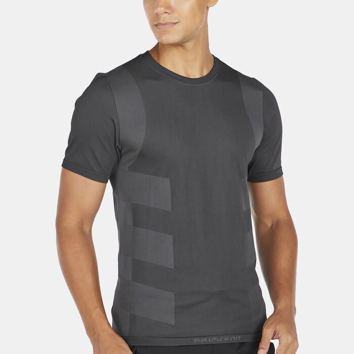 adidas Men's Studio Techfit Seamless T-Shirt Black adidas Men's Studio Techfit Seamless T-Shirt Black image number 3