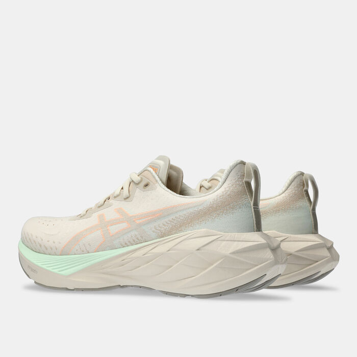 ASICS Women's NOVABLAST 4 Running Shoes Beige image number 2